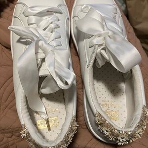 Keds x Kate Spade Ace Flower Appliqué Sneakers